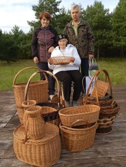 major Kowalewska na spotkaniu w Łęgu Osieku