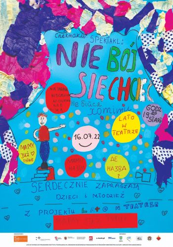 Plakat spektaklu: Nie bój się chcieć