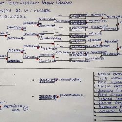 Gmnne zawody w indywidualnym tenisie stołowym dziewcząt