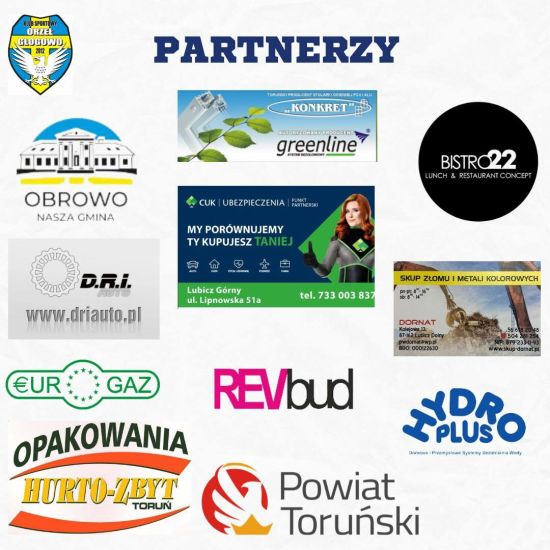 Partnerzy turnieju piłkarskiego drużyn juniorskich