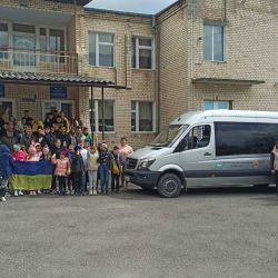Przekazanie darów gminie ukraińskiej