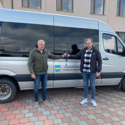 Przekazanie darów gminie ukraińskiej