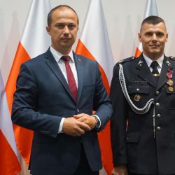 dh. Krzysztof Balewski z OSP KSRG Osiek nad Wisłą