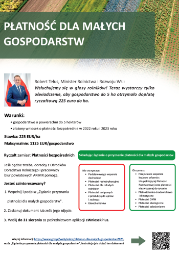 Płatność dla małych gospodarrstw