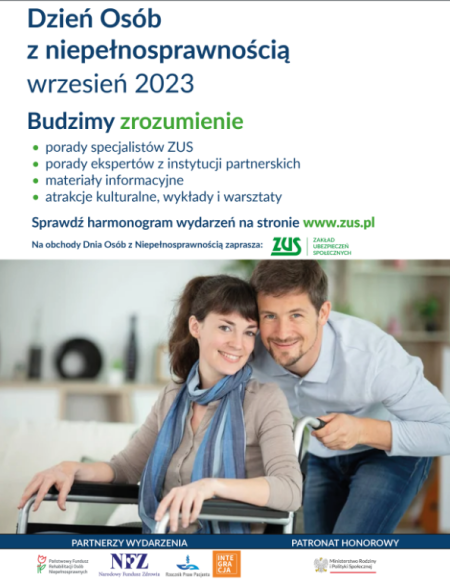 Dzień Osób z Niepełnosprawnością 2023 r. pod hasłem „Budzimy zrozumienie”