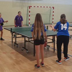 Gminny drużynowy tenis stołowy dziewcząt