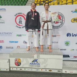 Emilia Lewandowska i Angelika Lewandowska na X Ogólnopolskim Turnieju Sztuk Walki w Zielonej Górze