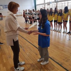 Gminny unihokej dziewcząt klas VII -VIII