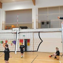 Gminna mini siatkówka chłopców klas 6 i młodszych.