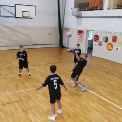 Gminna mini siatkówka chłopców klas 6 i młodszych.