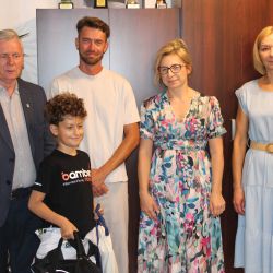 Witold Stępczyński z wizytą w Urzędzie Gminy Obrowo