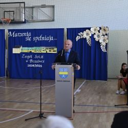 Otwarcie rozbudowanej szkoły w Brzozówce
