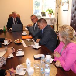 Spotkanie z władzami gminy Ciechocin
