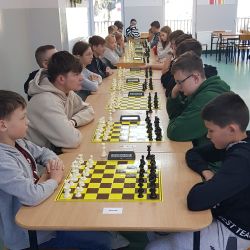 Gminny turniej szachowy uczniów klas 7-8 oraz klas 6 i młodszych