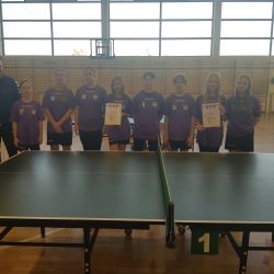 Gminny drużynowy tenis stołowy dziewcząt i chłopców