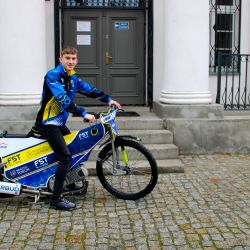 Oskar Rumiński na spotkaniu u Wójta Gminy Obrowo