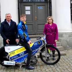 Oskar Rumiński na spotkaniu z Wójtem Gminy Obrowo