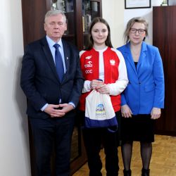 Młode talenty z UKS Kometa Obrowo odwiedziły wójta