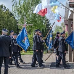 Uroczyste przekazanie wozu strażackiego