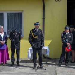 Uroczyste przekazanie wozu strażackiego