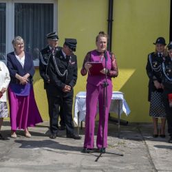 Uroczyste przekazanie wozu strażackiego