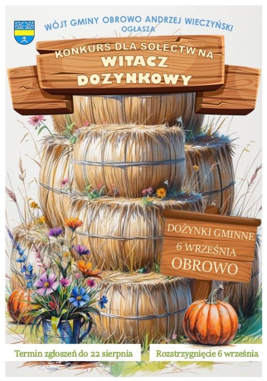 Plakat Konkurs Witacz Dożynkowy