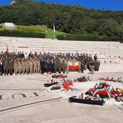 Uczniowie na Monte Cassino
