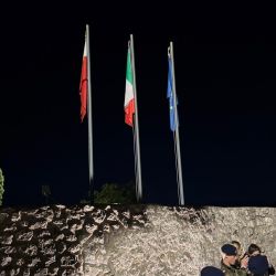 Uczniowie na Monte Cassino