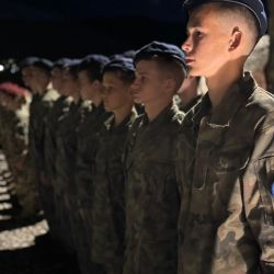 Uczniowie na Monte Cassino