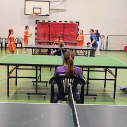 Drużynowy tenis stołowy dziewcząt i chłopców