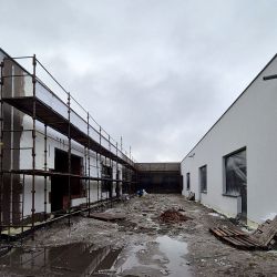 Postęp prac w Obrowie