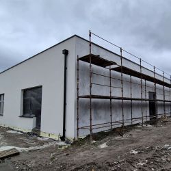 Postęp prac w Obrowie