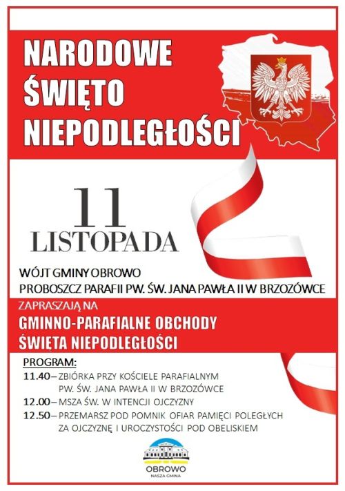 Gminno-parafialne obchody Święta Niepodległości