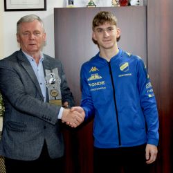 Oskar Rumiński odwiedził Urząd Gminy Obrowo