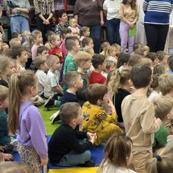 Spotkanie z myśliwymi z Koła Łowieckiego „Zlot" z Torunia w Przedszkolu Samorządowym w Osieku nad Wisłą