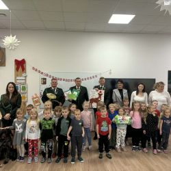 Spotkanie z myśliwymi z Koła Łowieckiego „Zlot" z Torunia w Przedszkolu Samorządowym w Osieku nad Wisłą