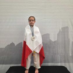 Młoda mistrzyni karate z Obrowa - Luiza Dulkiewicz
