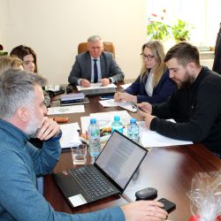 Pierwsza rada budowy z udziałem przedstawicieli gminy i wykonawcy