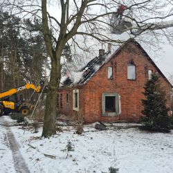 Pożar budynku mieszkalnego w gminie Obrowo