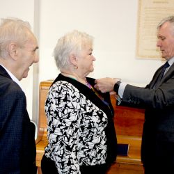 Wręczenie medali oraz dyplomów za długoletnie pożycie małżeńskie