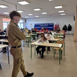 Powiatowe eliminacje Ogólnopolskiego Turnieju Wiedzy Pożarniczej „Młodzież zapobiega pożarom”