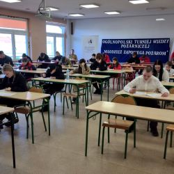 Powiatowe eliminacje Ogólnopolskiego Turnieju Wiedzy Pożarniczej „Młodzież zapobiega pożarom”