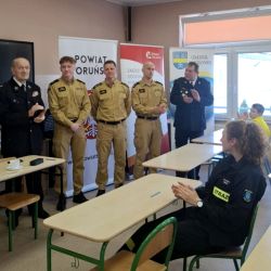 Powiatowe eliminacje Ogólnopolskiego Turnieju Wiedzy Pożarniczej „Młodzież zapobiega pożarom”