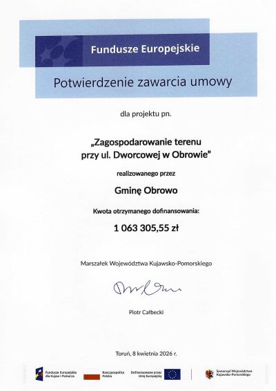 Potwierdzenie zawarcia umowy