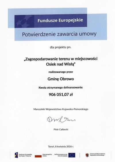 Potwierdzenie zawarcia umowy