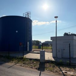 Nowa pompownia i zbiornik retencyjny w Obrowie