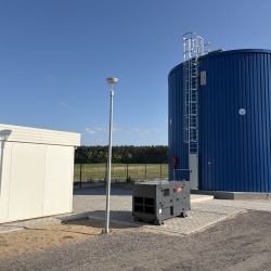 Nowa pompownia i zbiornik retencyjny w Obrowie