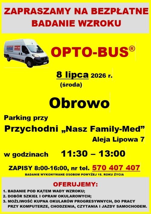 Plakat - Bezpłatne badanie wzroku