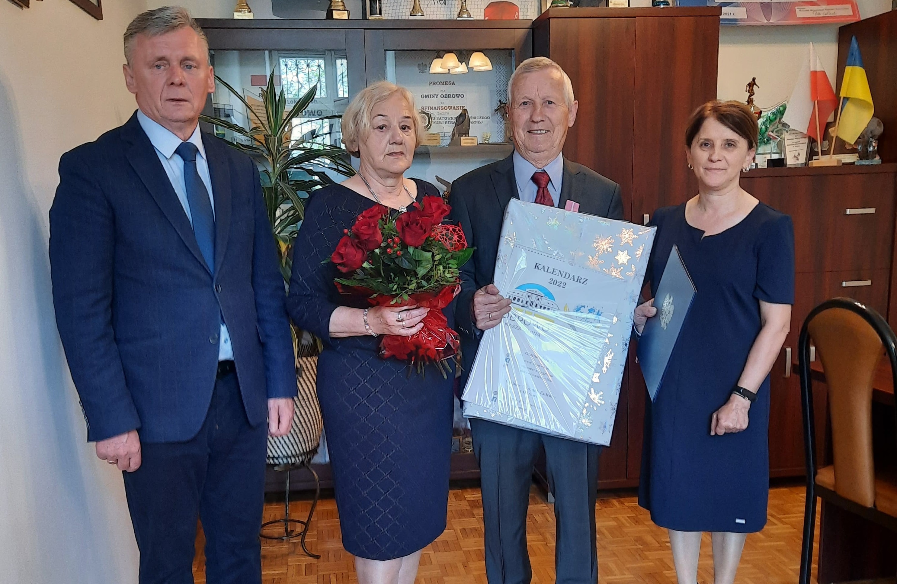 Złote gody Państwa Teresy i Jerzego Tomczaków z Brzozówki