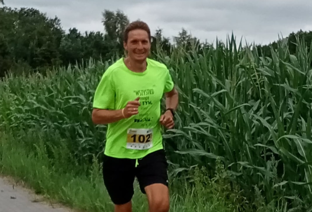 Wojciech Świderek z Głogowa jako pierwszy z naszej gminy na mecie 1. Camino Polaco Maraton